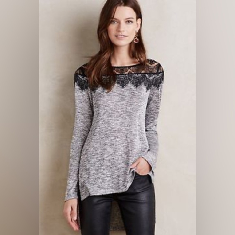 Anthropologie | Sunday in Brooklyn Metallic Top